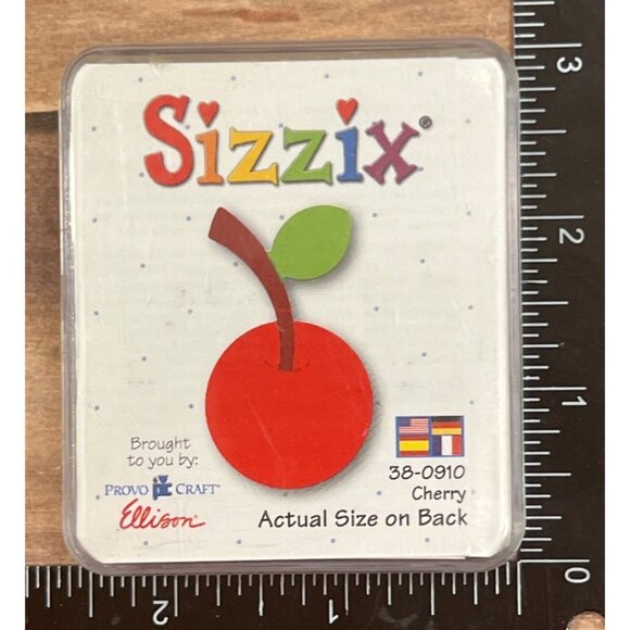 NEW Sizzix Cherry Die Cut 38-0910 For Crafting & Scrapbooking - Picture 1 of 2